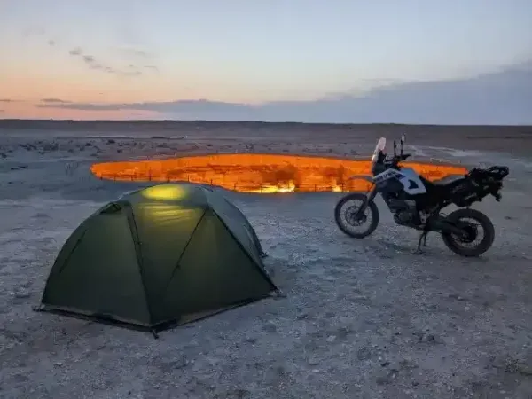 2-Day Turkmenistan Transit: Ashgabat, Crater and Kunya-Urgench